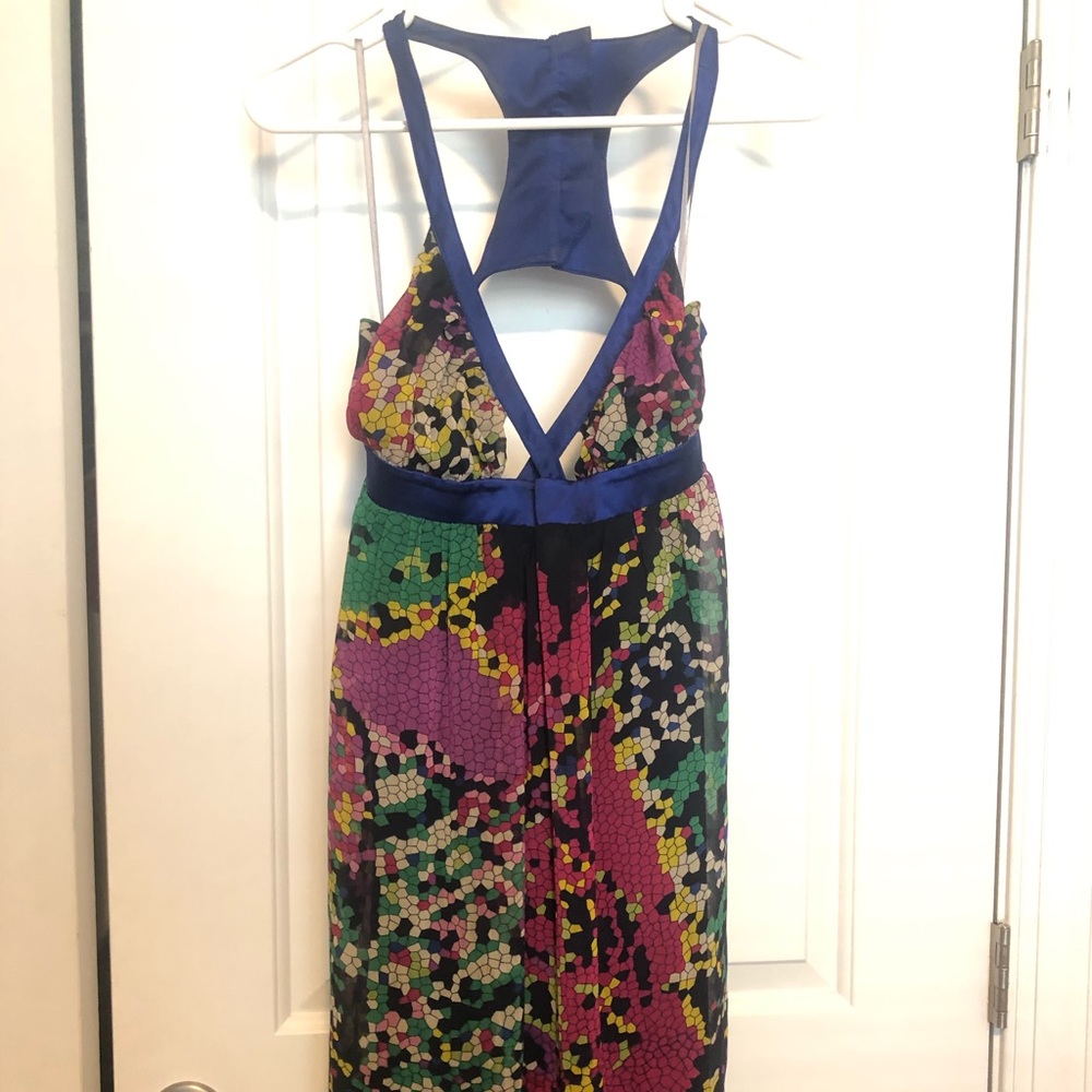 Multicolored cocktail dress